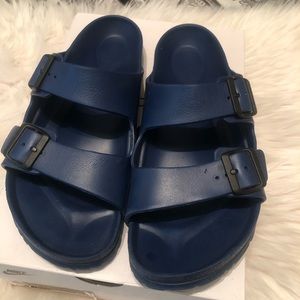 Blue mens Birkenstock size 43